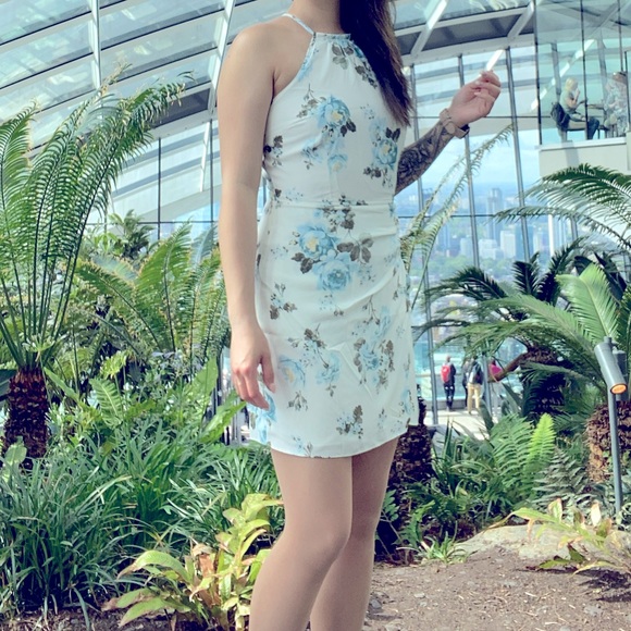 A&F floral halter dress - Picture 1 of 8